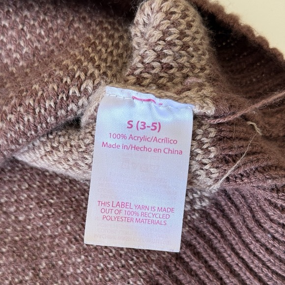 No Boundaries Checkered Mushroom Sweater Juniors Size S 3-5 - Picture 4 of 8